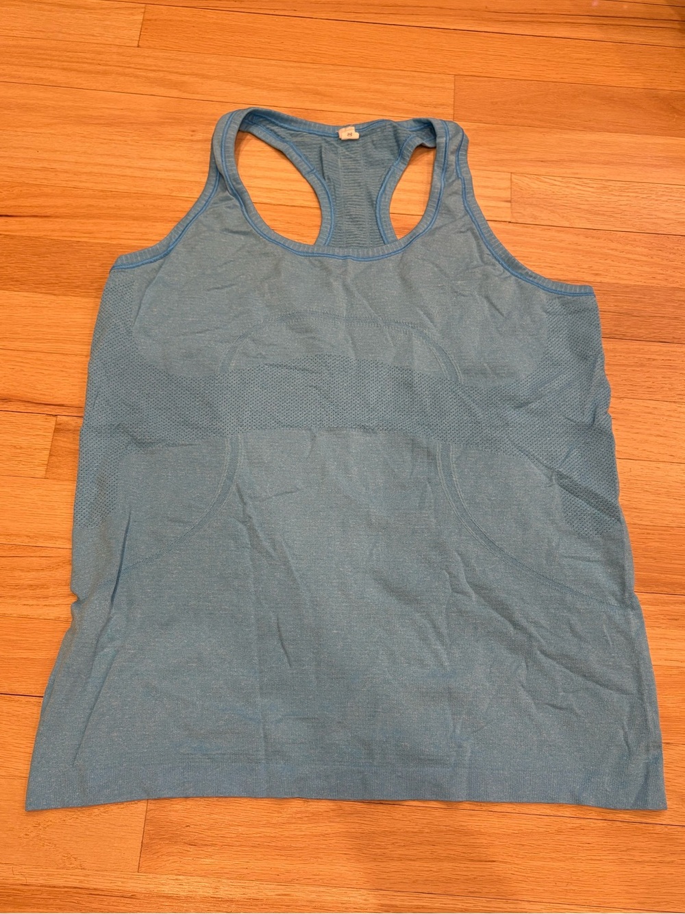 lululemon athletica blue racerback tank
